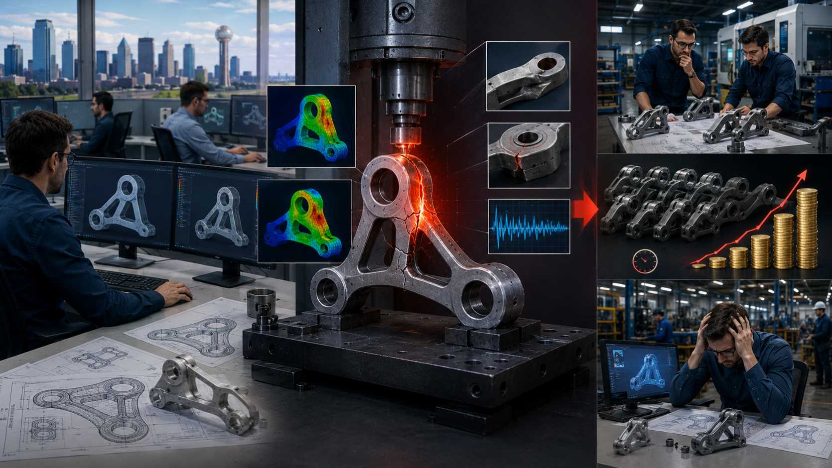 FEA Analysis Services vs Physical Testing